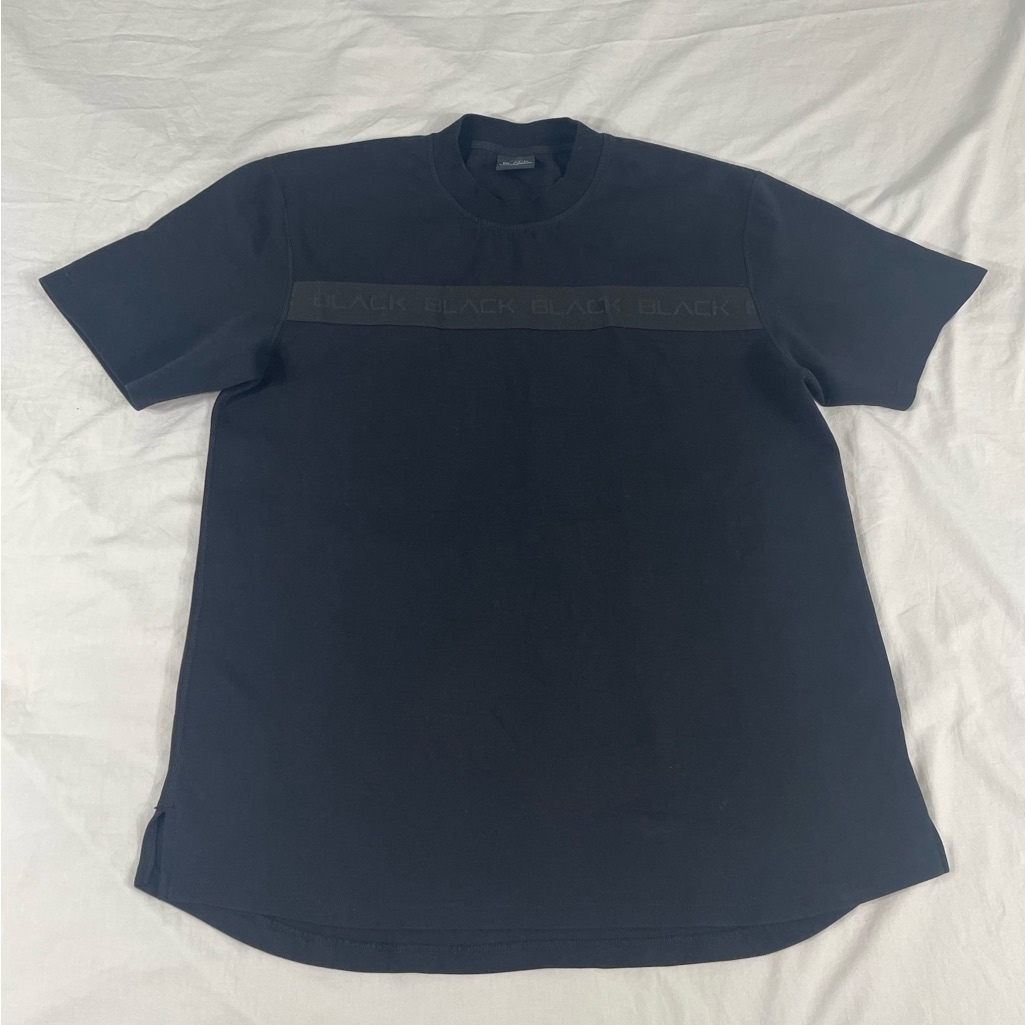 Actively Black Mens Black Short Sleeve Thick T-Shirt Size M